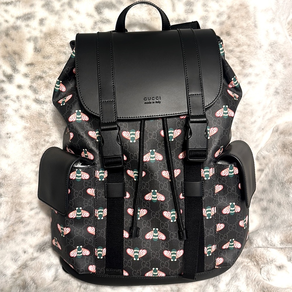 🎒GUCCI GG SUPREME BESTIARY BACKPACK!✨BRAND NEW✨LIMITED EDITION!! NWOT! UNISEX!